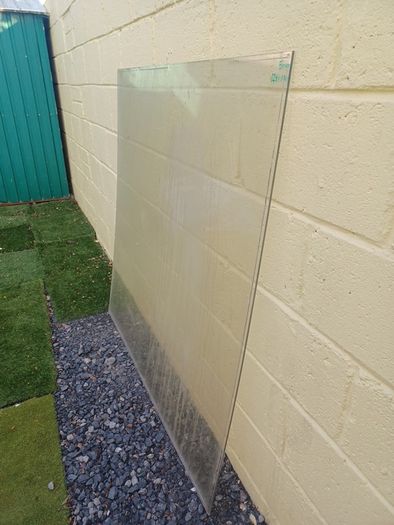Perspex, 129 cm x 130 cm, 5mm thickness