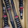 nissan stagea oem spoiler side skirts and mister R coilovers Image 2