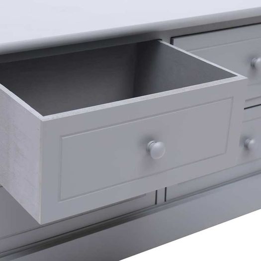 Hall Bench Dark Grey 115x30x40 cm Wood