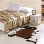 Cow Print Rug 4.1x4.5 Feet faux Cow hide rug Animal printed area rug carpet for home Image 5