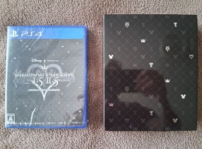 Kingdom Hearts HD 1.5 + 2.5 Remix PS4 with Pre Order Bonus NEW J-NTSC.