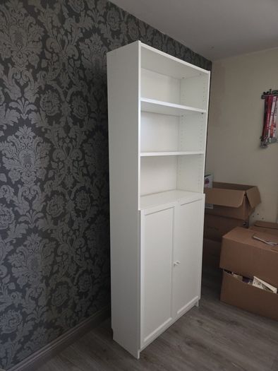 White ikea cabinet