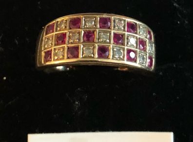 diamond and ruby ring