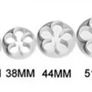 4 beautiful flower cutters for fondant for cakes or cupcakes Image 3