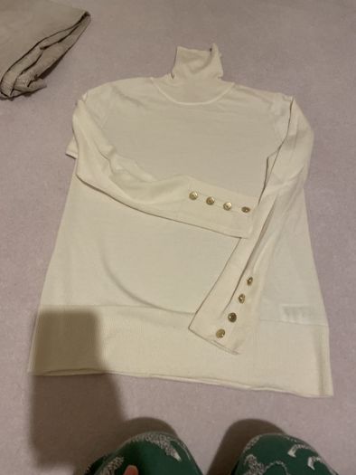 Barbour Ladies merino wool polo neck