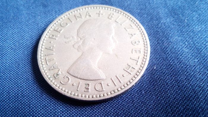 1958 English Shilling.