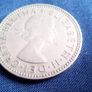 1958 English Shilling. Image 2