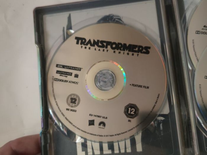 Transformers The Last Knight 4K & Blu-ray Steelbook