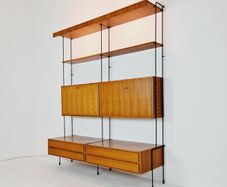 Mid-Century Shelving Unit, Teak, Lighted