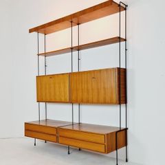 Mid-Century Shelving Unit, Teak, Lighted