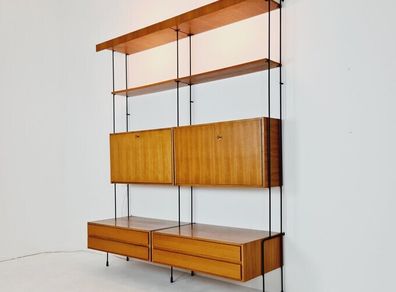 Mid-Century Shelving Unit, Teak, Lighted