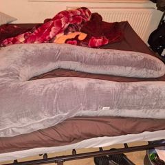 Nuliie U-Shaped Body & Pregnancy Pillow (Grey Velvet)