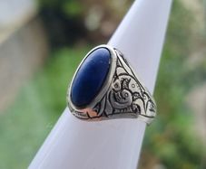 925 silver ring LAPIS