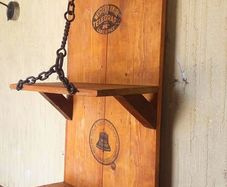Rustic Floating Flat Shelf wall display / storage
