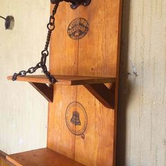 Rustic Floating Flat Shelf wall display / storage