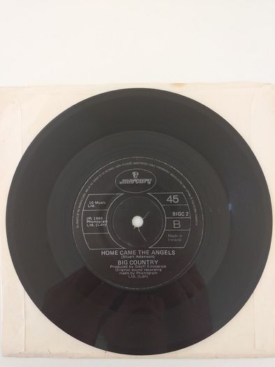 Big Country 7" Vintage Cut Vinyl Record "Irish Pressing" 1986 (Mfd In Ireland) Hard To Acquire (Super Rare)