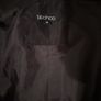 Black Boohoo puffer longline coat size UK 10 Image 3