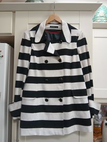 Black White Stripe Jacket