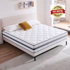 Small Double Mattress, Hybrid Memory Foam and Spring Mattress, Zonal Support