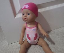 Baby born swimming doll