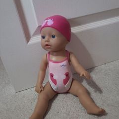 Baby born swimming doll