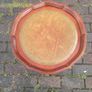 Pie crust Leather top wine table Image 2
