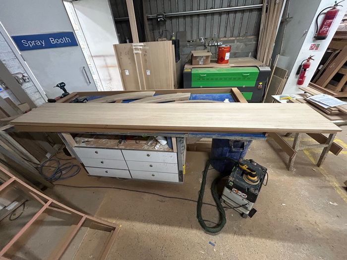 Oak veneer lengths