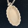 Silver Chain & Mother Of Pearl Pendant Image 4