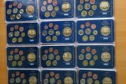 Special Edition Euro coins sets + Banknote Proof commemorative medals 2003 Collection in wood chest