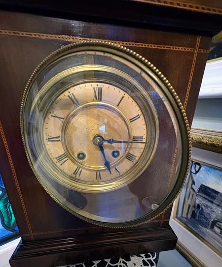 Vintage Mahogany Mantle Clock