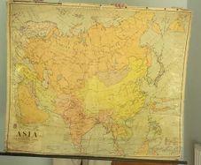 mid 19th century map of Asia