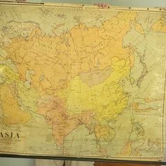 mid 19th century map of Asia