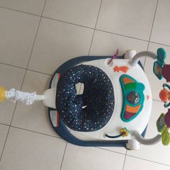 Fisher-Price Astro Kitty space saver Baby Bouncer and Activity Center