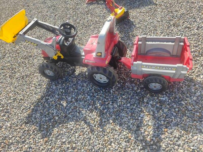 Massey Ferguson Kids tractor (rolly toys) with attachments