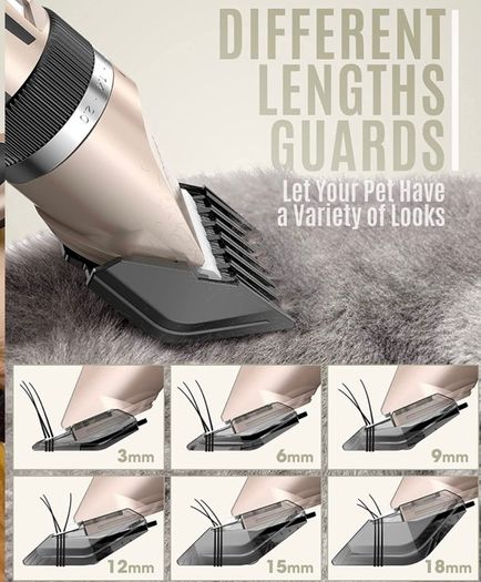 Dog Clippers Low Noise,Dog Grooming Kit Professional for Thick Hair,Dog Trimmer Shaver for Dogs Cats and Other Pet (FREE POSTAGE)