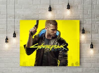 Cyberpunk game printed picture on pvc foamex board