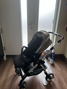silvercross pram with cot and raincover