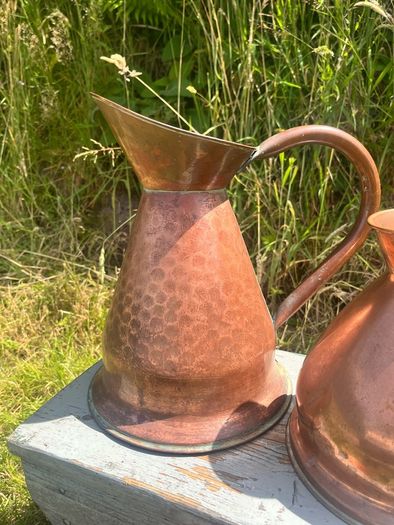Antique/Vintage Copper Jug Measures