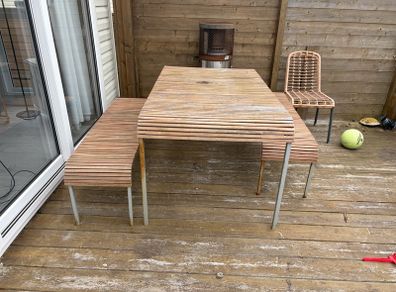 Outdoor Table Chairs and benches