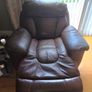 Brown Electric Recliner Image 6