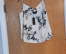 Dynamite Cream Spaghetti  Straps Cami Top. .  S. L 14.  B.N.W.T