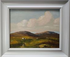 Two landscape paintings by Adam Kos