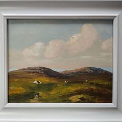 Two landscape paintings by Adam Kos