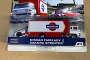 Nissan Fairlady Z &amp; Sakura Sprinter Team Transporter Hot Wheels