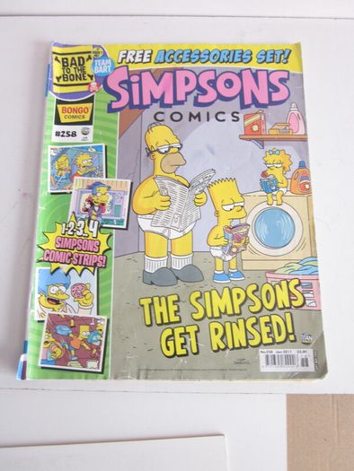 Five Simpsons Comics Published by Bongo Comics