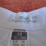 Ladies White Cotton Shorts for Sale Image 3