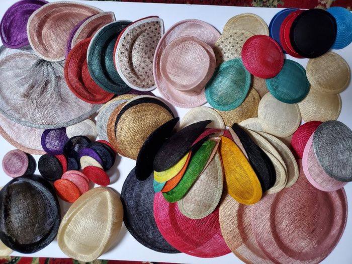 Huge lot of millinery /hat making supplies