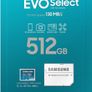 Samsung EVO Select 512GB microSDXC UHS-I U3 130MB/s Full HD and 4K UHD Memory Card inc. SD-Adapter (MB-ME512KA/EU), Blue Image 3