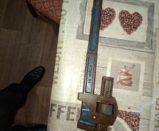 Beautiful Old Record 24" Stillson Adjustable Pipe Wrench Postage Available