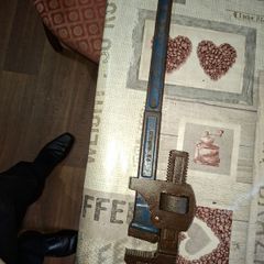 Beautiful Old Record 24" Stillson Adjustable Pipe Wrench Postage Available